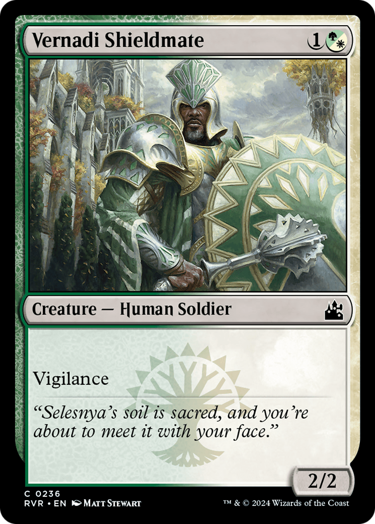 Vernadi Shieldmate (RVR-236) - Ravnica Remastered Foil-1