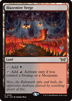 Blazemire Verge (Promo Pack) [Duskmourn: House of Horror Promos]-1