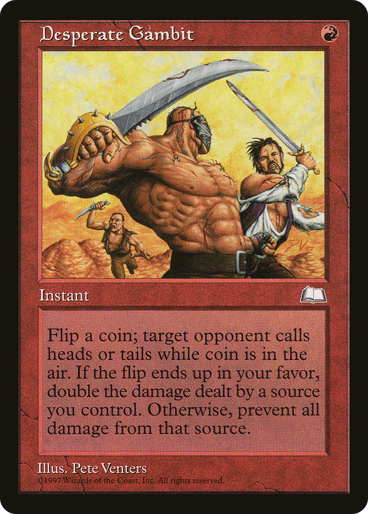 Desperate Gambit [Weatherlight]-1
