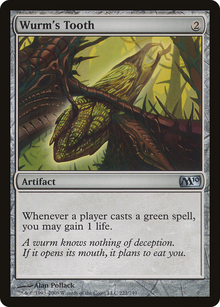 Wurm's Tooth (M10-222) - Magic 2010-1