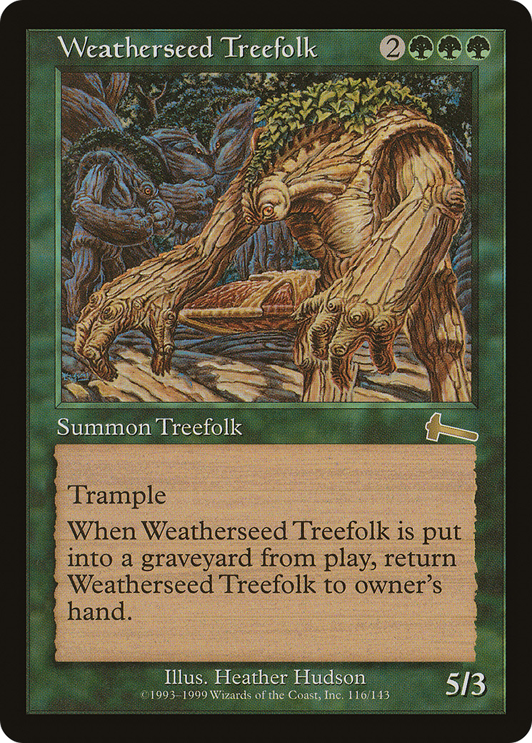 Weatherseed Treefolk (ULG-116) - Urza's Legacy-1