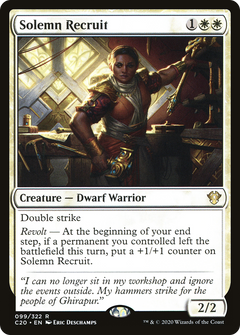 Solemn Recruit [Commander 2020]-1