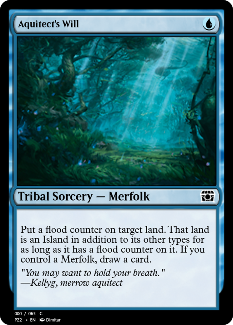 Aquitect's Will (PZ2-65865) - Treasure Chest Foil-1
