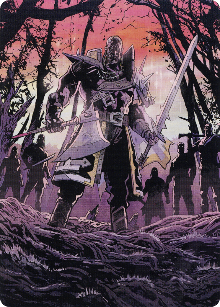 Tovolar, Dire Overlord // Tovolar, Dire Overlord (AMID-007) - Midnight Hunt Art Series (Borderless) Foil-1