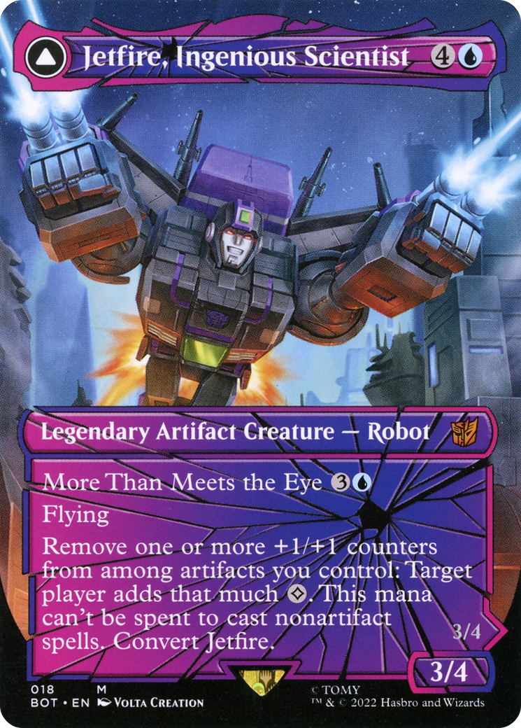 Jetfire, Ingenious Scientist // Jetfire, Air Guardian (Shattered Glass) [Transformers]-4