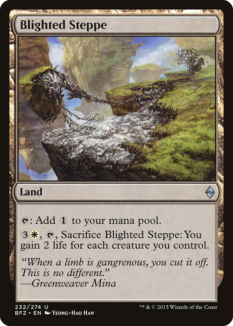 Blighted Steppe [Battle for Zendikar]-1