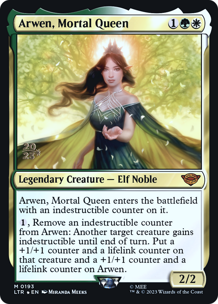 Arwen, Mortal Queen [The Lord of the Rings: Tales of Middle-Earth Prerelease Promos]-1