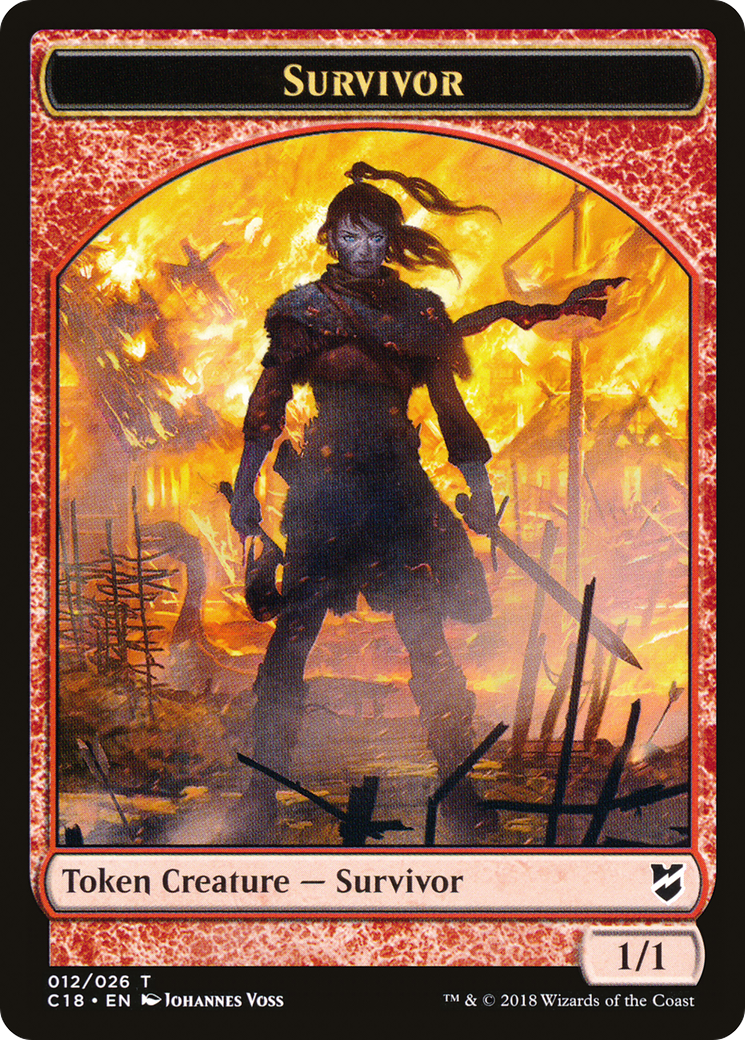 Survivor (TC18-012) - Commander 2018 Tokens-1