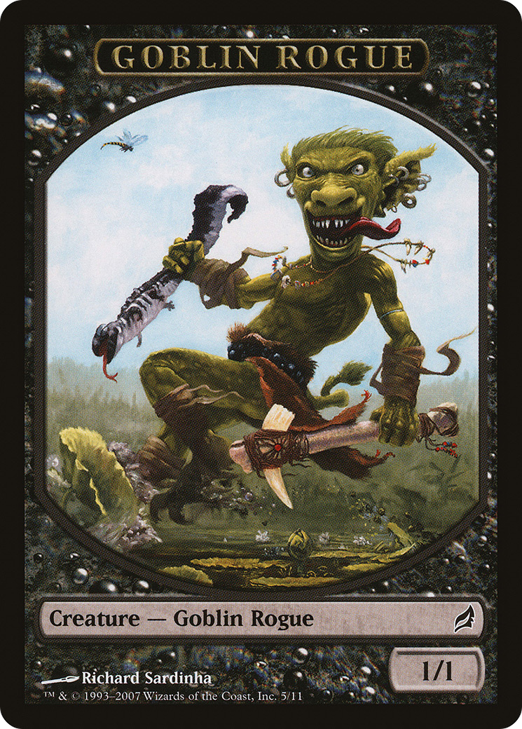 Goblin Rogue Token [Lorwyn Tokens]-1