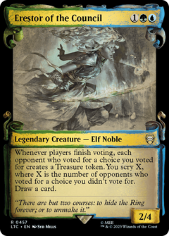 Erestor of the Council [The Lord of the Rings: Tales of Middle-Earth Commander Showcase Scrolls]-1