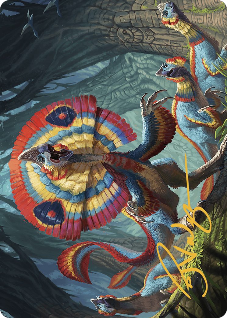 Sunfrill Imitator // Sunfrill Imitator (ALCI-078) - The Lost Caverns of Ixalan Art Series (Borderless)-3