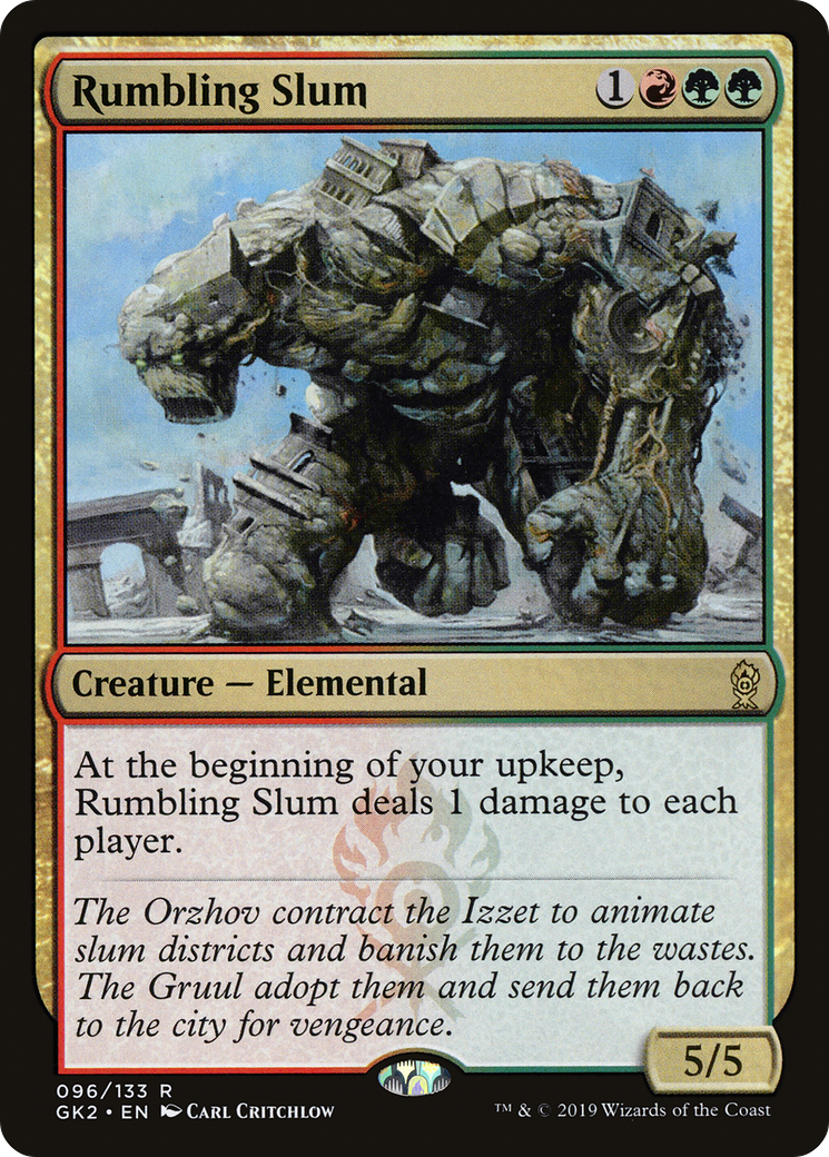 Rumbling Slum [Ravnica Allegiance Guild Kit]-1