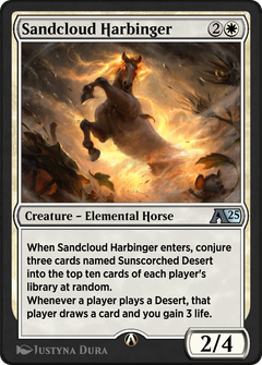 Sandcloud Harbinger (YBLB-003) - Alchemy: Bloomburrow-1