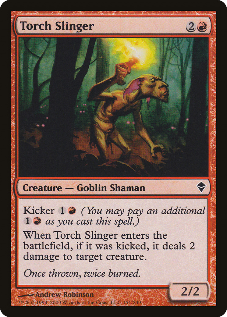 Torch Slinger (ZEN-151) - Zendikar Foil-1