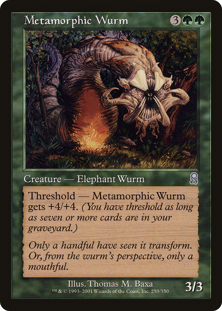 Metamorphic Wurm [Odyssey]-1