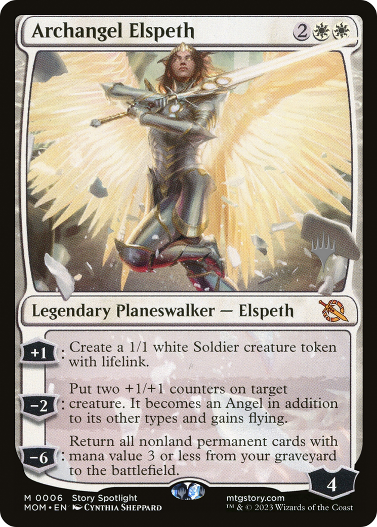 Archangel Elspeth (Promo Pack) [March of the Machine Promos]-1