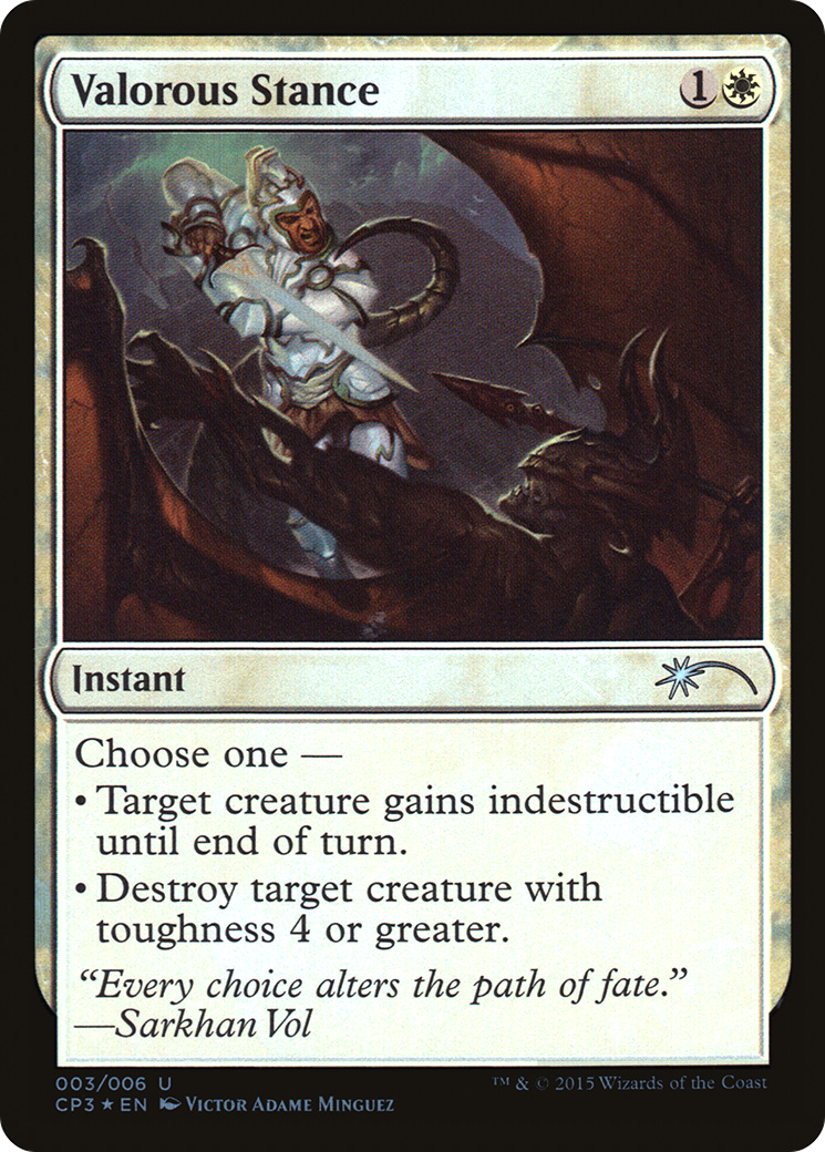 Valorous Stance (UMP-003) - Magic Origins Clash Pack Foil-1