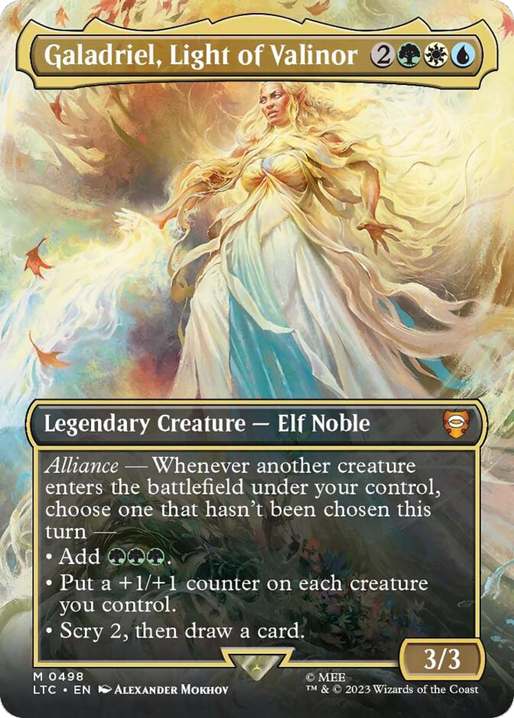 Galadriel, Light of Valinor (Borderless) [The Lord of the Rings: Tales of Middle-Earth Commander]-1