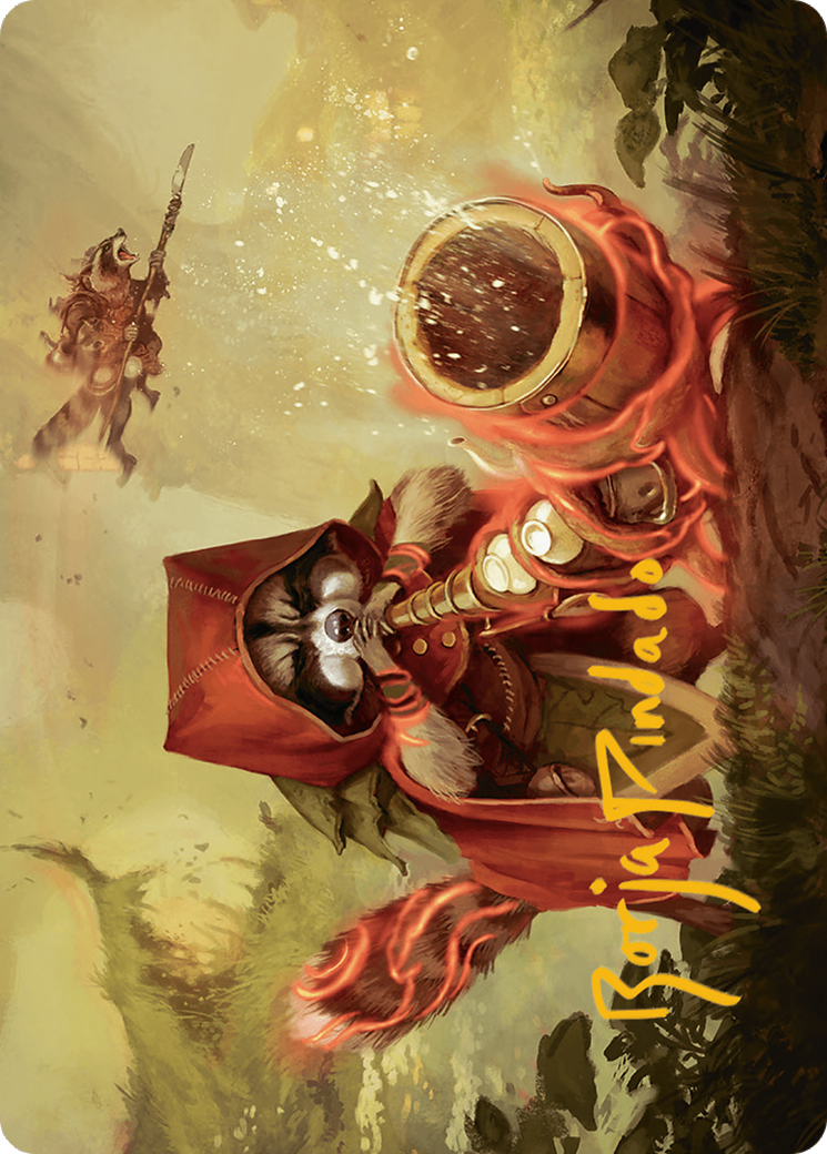 Raccoon Rallier // Raccoon Rallier (ABLB-020) - Bloomburrow Art Series (Borderless) Foil-3