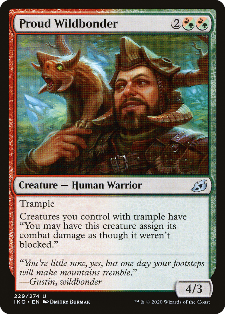 Proud Wildbonder [Ikoria: Lair of Behemoths]-1