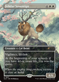 Felidar Sovereign (1827) (Rainbow Foil) [Secret Lair Drop Series]-1