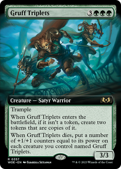 Gruff Triplets (Extended Art) [Wilds of Eldraine]-1