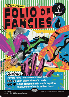 Folio of Fancies (SLD-2072) - Secret Lair Drop (Borderless) Foil-1