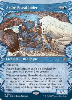 Azure Beastbinder (Showcase) [Bloomburrow]-1