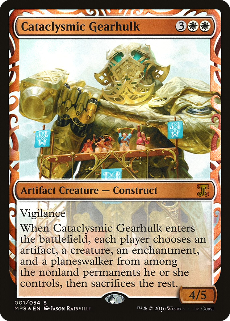 Cataclysmic Gearhulk [Kaladesh Inventions]-1