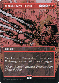 Crackle with Power (Textured Foil) [Outlaws of Thunder Junction: Breaking News]-1