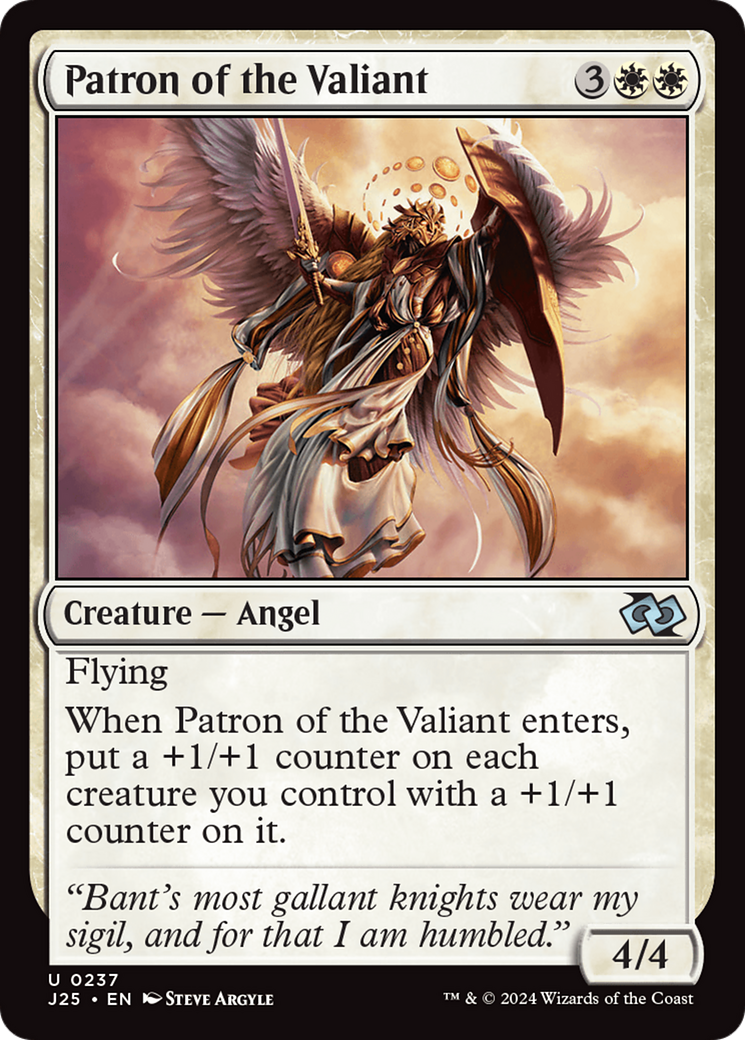 Patron of the Valiant [Foundations Jumpstart]-1