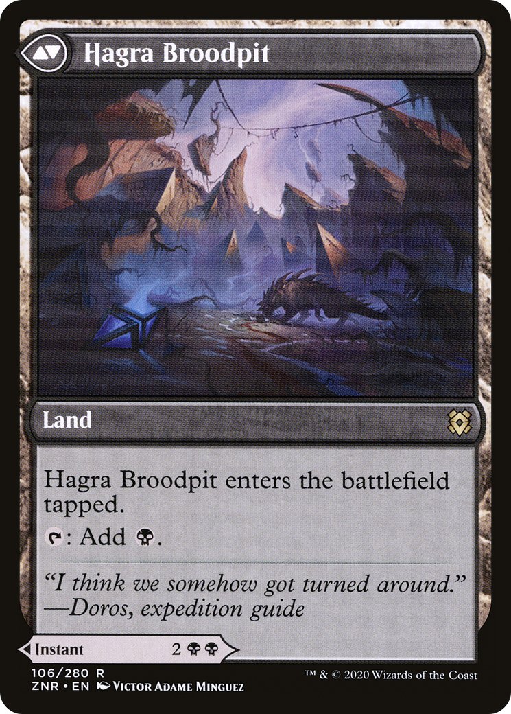 Hagra Mauling // Hagra Broodpit [Secret Lair: From Cute to Brute]-2