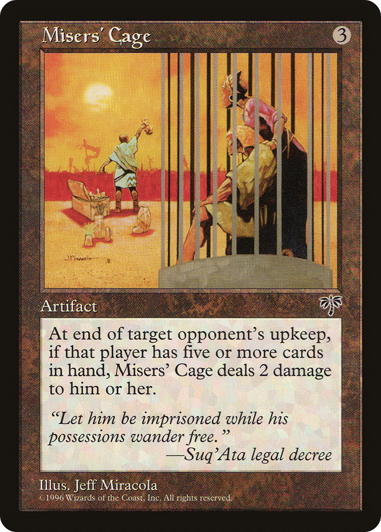 Misers' Cage [Mirage]-1