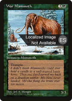 War Mammoth (4BB-) - Fourth Edition Foreign Black Border-1