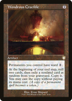 Wondrous Crucible (Retro Frame) (BRC-020) - The Brothers' War Commander-1