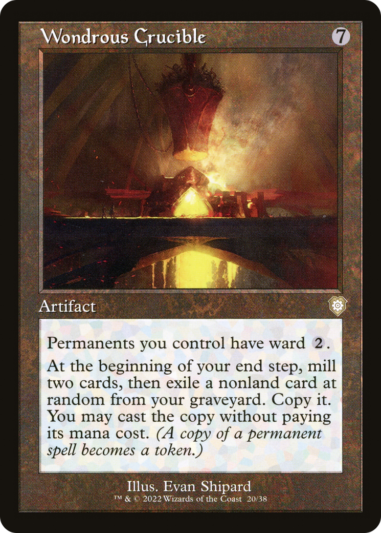 Wondrous Crucible (Retro Frame) (BRC-020) - The Brothers' War Commander-1