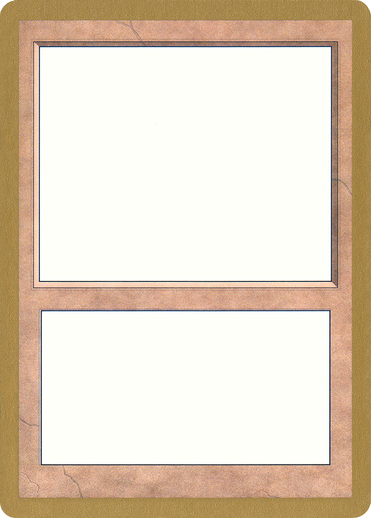 1999 World Championship Blank Card (WCD-) - World Championship Decks 1999-1