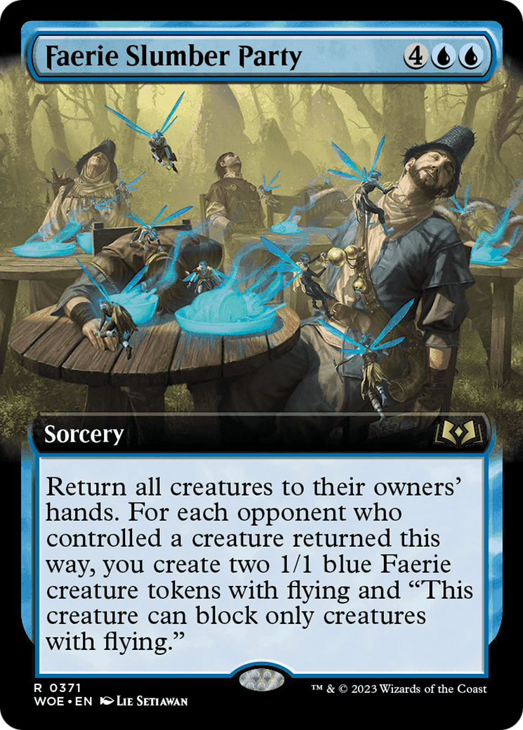 Faerie Slumber Party (Extended Art) [Wilds of Eldraine]-1