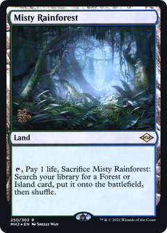 Misty Rainforest [Modern Horizons 2 Prerelease Promos]-1