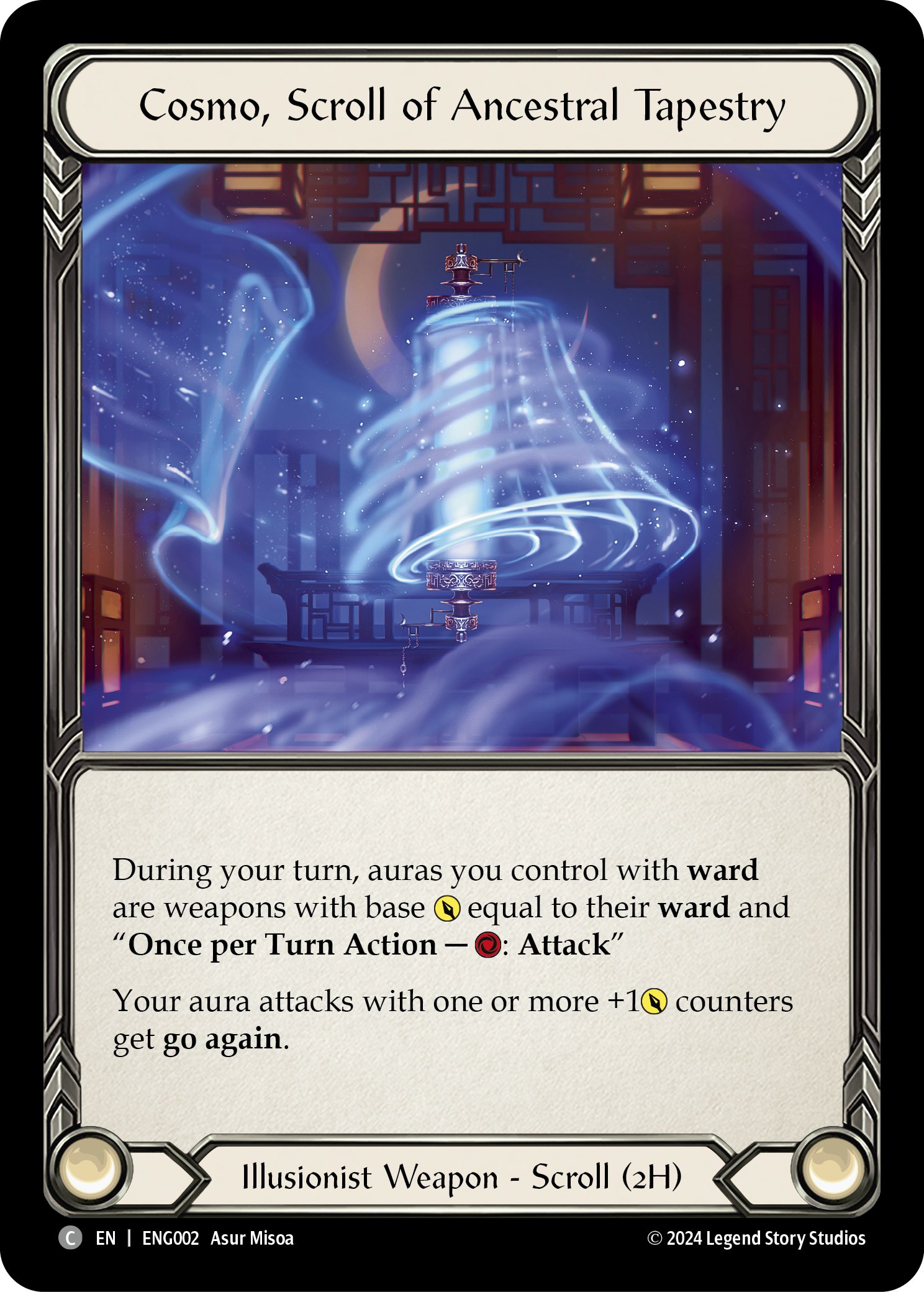 Cosmo, Scroll of Ancestral Tapestry [ENG002] (Part the Mistveil Enigma Blitz Deck)-1
