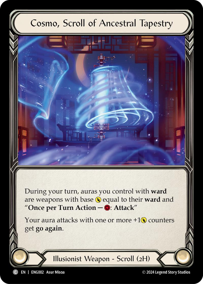 Cosmo, Scroll of Ancestral Tapestry [ENG002] (Part the Mistveil Enigma Blitz Deck)-1