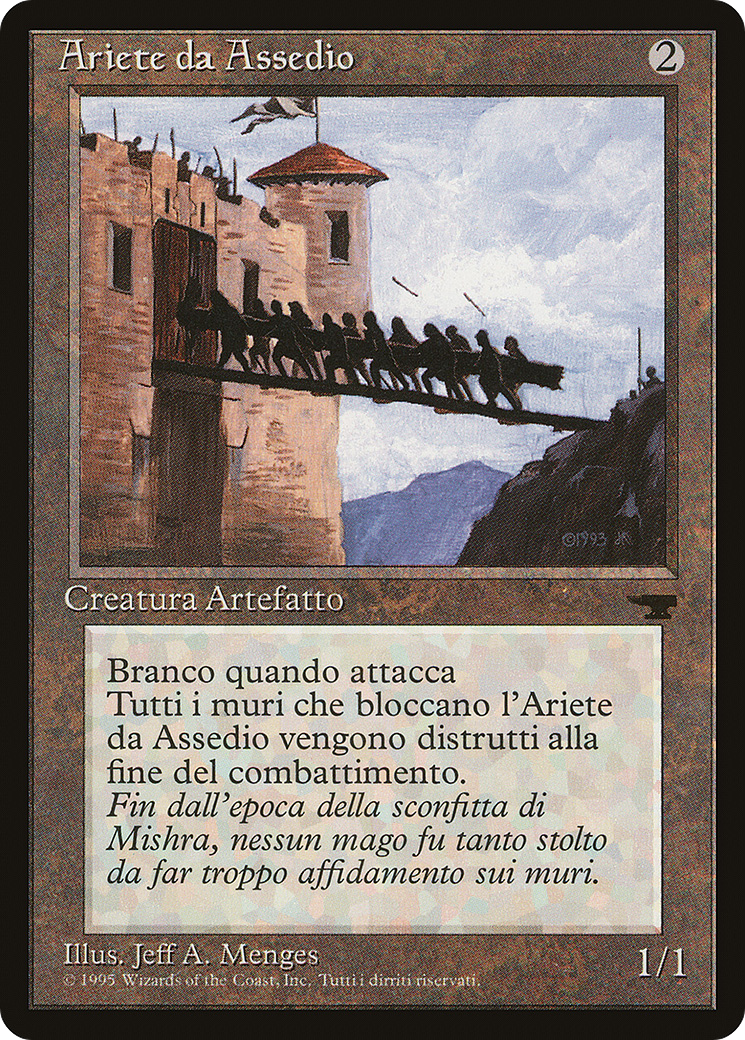 Battering Ram (Italian) - "Ariete da Assedio" (REN-) - Rinascimento-1