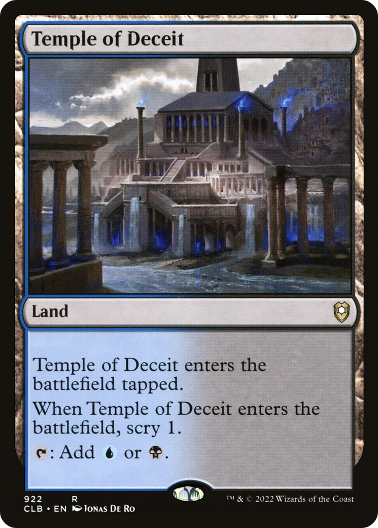 Temple of Deceit [Commander Legends: Battle for Baldur's Gate]-1
