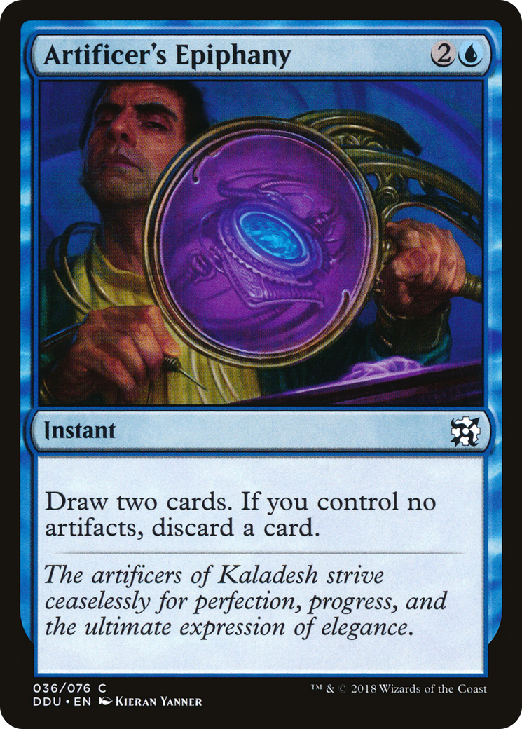 Artificer's Epiphany [Duel Decks: Elves vs. Inventors]-1