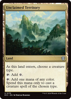 Unclaimed Territory [Lorwyn Eclipsed Commander]-1