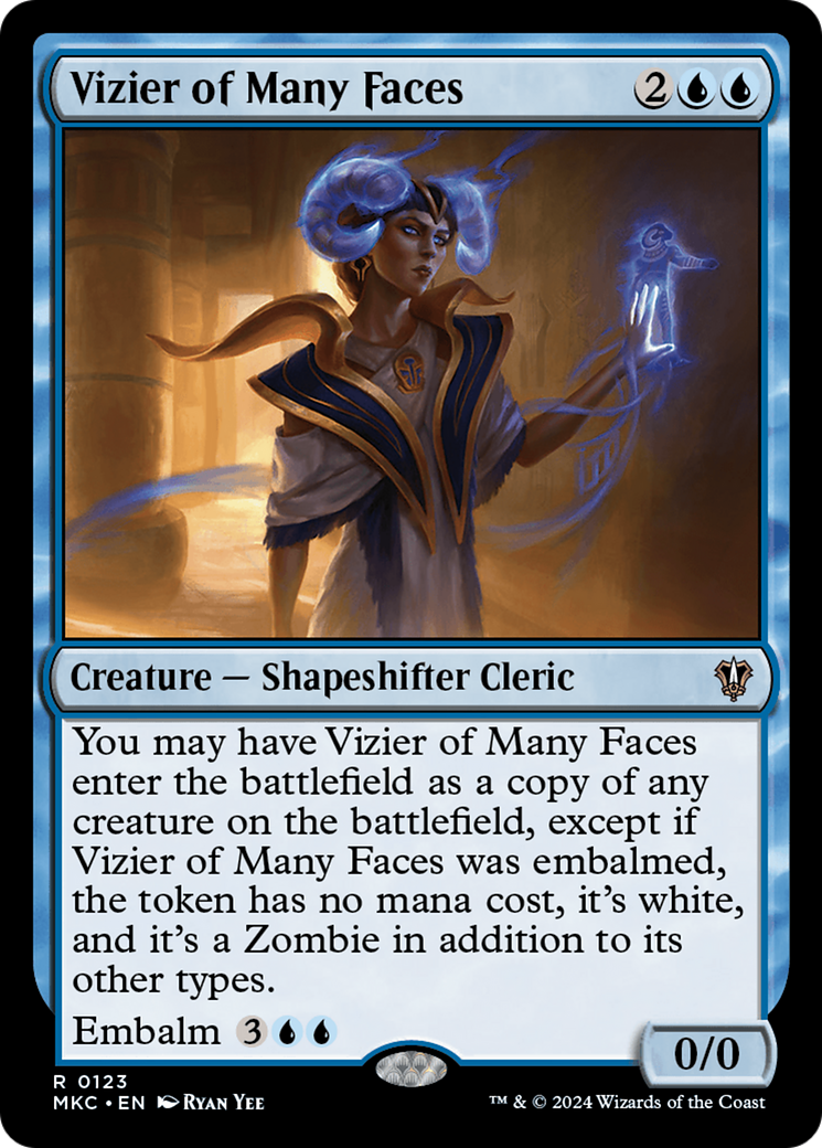 Vizier of Many Faces (MKC-123) - Murders at Karlov Manor Commander-1