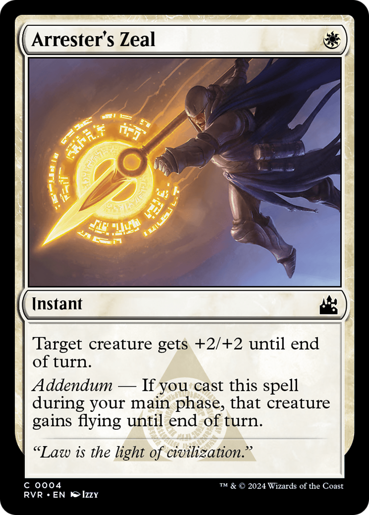 Arrester's Zeal [Ravnica Remastered]-1