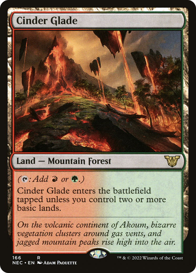 Cinder Glade [Kamigawa: Neon Dynasty Commander]-1