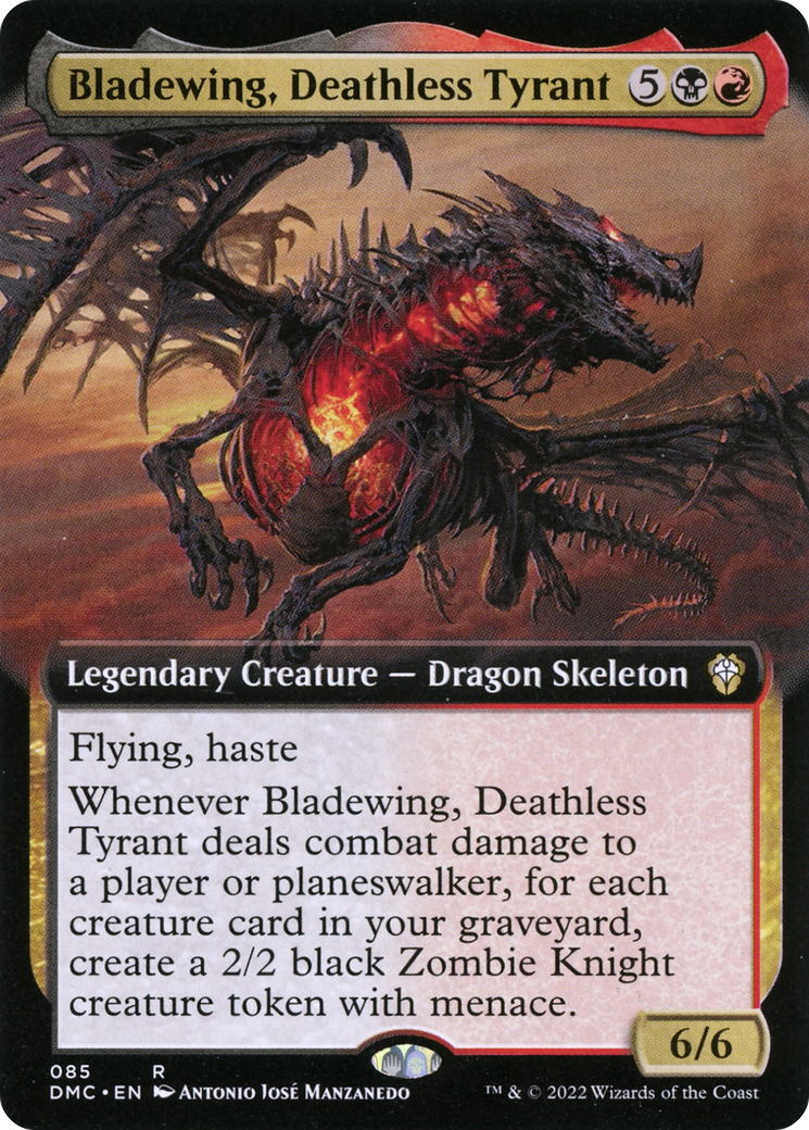 Bladewing, Deathless Tyrant (Extended Art) [Dominaria United Commander]-1