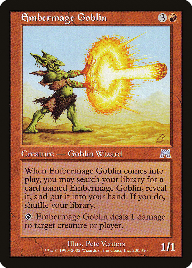 Embermage Goblin [Onslaught]-1